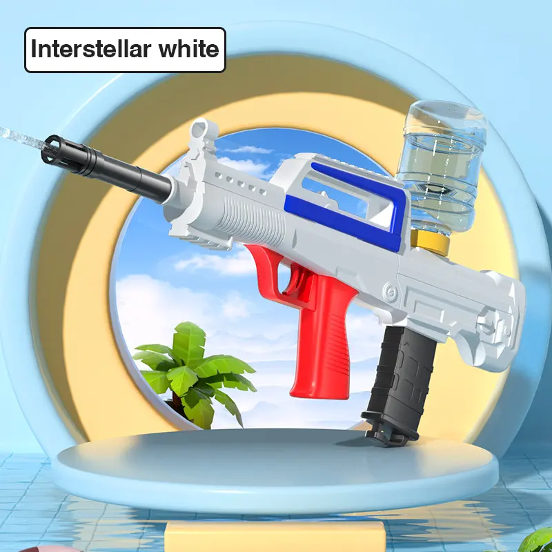 Electric Water Gun QBZ Fully Automatic Electric Continuous Fire Water Gun Beach Outdoor Water Playing Children's Toy Wholesale