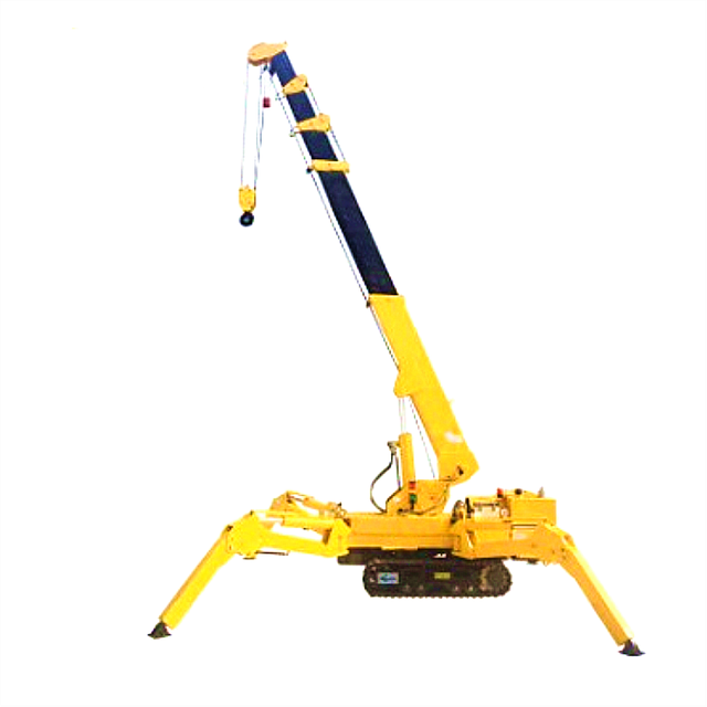 Folding Small Spider Crane 1t  5t Spider Crawler Crane Lifting Machinery