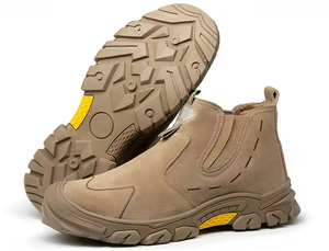 Botas de senderismo para uso en exteriores, zapatos para hombre con altura media a la pantorrilla, impermeables y antideslizantes para hombre - Product Image 5