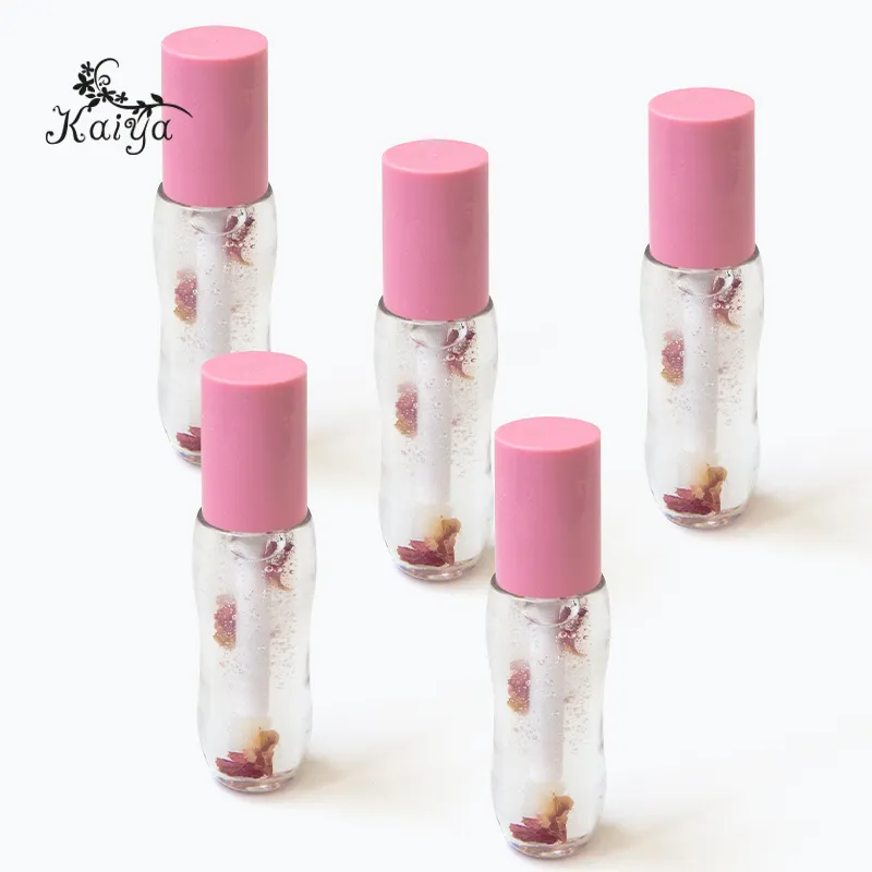 OEM Daily Care Clear Tube Vegan Plumping Lips Cosmetic Soothe Chapped Shimmer Lipgloss No Dry Glossy Pure Rose Lip Oil Gloss