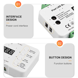 Controlador <span class=keywords><strong>de</strong></span> Iluminación LED para Escaleras <span class=keywords><strong>de</strong></span> 512 Píxeles, DC12V DC24V, <span class=keywords><strong>Sensor</strong></span> <span class=keywords><strong>de</strong></span> <span class=keywords><strong>Movimiento</strong></span> PIR y <span class=keywords><strong>Sensor</strong></span> <span class=keywords><strong>de</strong></span> Luz Diurna, Tira <span class=keywords><strong>de</strong></span> Luz Dinámica <span class=keywords><strong>de</strong></span> <span class=keywords><strong>un</strong></span> Solo Color o RGB - Product Image 3