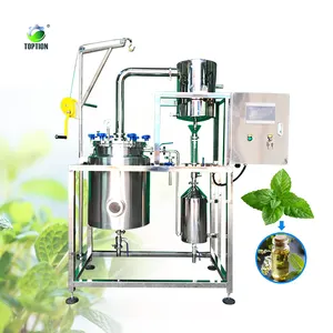 Peppermint mint essential oil extraction making machine distillery oil steam straction machine