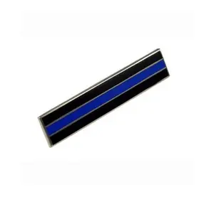 Dünne blaue linie USA Flagge lob bar pins und abzeichen custom militärische schild pin abzeichen