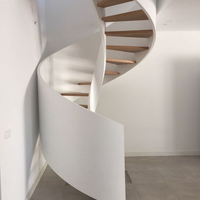 Sk61 — idées d'escaliers incurvés à led, échelle en spirale, éclairage d'escaliers, maison, prix en gros