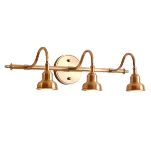 Giá tốt chất lượng cao Brass thiết kế cổ điển hiện đại LED Tường Đèn treo tường cho phòng khách sạn phòng nghiên cứu phòng tắm Gương đèn pha