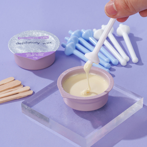 Cera Depilatoria Dura para Microondas al Mejor <span class=keywords><strong>Precio</strong></span>, Cera Corporal para Depilación Brasileña, Incluye Aplicadores y Espátulas - Product Image 1