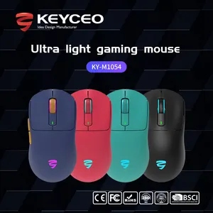 OEM ergonomisches Design Gaming-Maus für PC Dreimodus kabellos Ultra-Leicht 54g Federn wie Illuminate RGB Fabrik maus Bluetooth