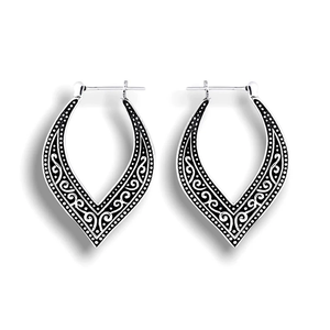 New Trendy Silver Plated Alloy Bohemian Hoop <strong>Earrings</strong> Women Tassel Butterfly <strong>Lightening</strong> Hollow Heart <strong>Earrings</strong> - Product Image 2