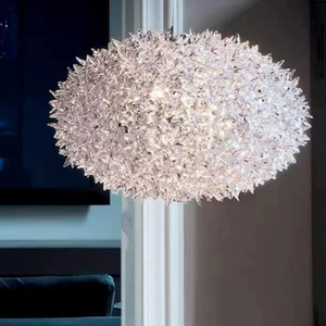 Lampadario a sospensione in cristallo con motivo a riccio <span class=keywords><strong>per</strong></span> hotel, ville e <span class=keywords><strong>sale</strong></span> - Luci a sospensione a forma di melograno - Lampadario luminoso in cristallo - Product Image 6