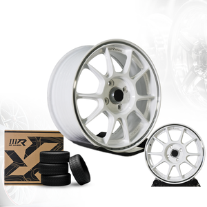 Rueda de Aleación de Aluminio de Lujo con Múltiples Radios 3R WedSport TC1505X Blanca 15x7 4H100 ET38 Mejora para Auto 03685-M16 Malasia - Product Image 3