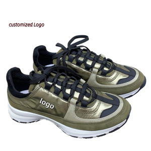 Top Grade design di lusso Premium da <span class=keywords><strong>donna</strong></span> in pelle scamosciata metallizzata scarpe da ginnastica da corsa - Product Image 5