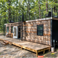 Maison modulaire de luxe en conteneur pour complexe hôtelier, villa et location de vacances