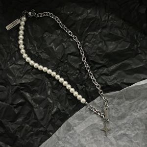 VAF 43 + 5เซนติเมตรมุกลูกปัดข้ามจี้สร้อยคอผู้ชายสแตนเลส - Product Image 4