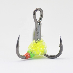 Hameçons triples de haute qualité pour la pêche sur glace, leurres de pêche sur glace, ensemble de leurres de pêche, hameçons triples en acier à haute teneur en carbone, super résistants - Product Image 4