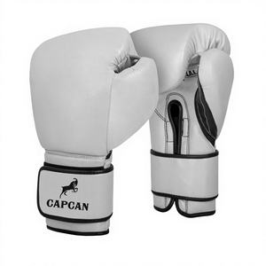 Guantes de Boxeo de Cuero Duraderos para Entrenamiento Diario, Ligeros y Ecológicos, con Correa Ajustable de Gancho y Bucle para un Ajuste Seguro - Product Image 1