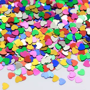 Новинка; Лидер продаж; 4 мм в форме сердца ПВХ свободные блестками блестящие пайетки для ногтей маникюр Швейные Свадебные украшения конфетти