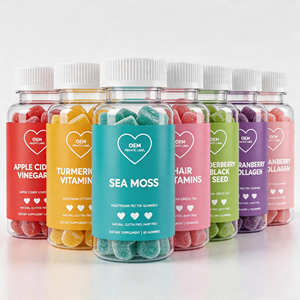 Gomitas Veganas para el Cabello con <span class=keywords><strong>Cúrcuma</strong></span>, Té Verde, Arándanos, Musgo Marino, Vitamina C, Vinagre de Manzana, Colágeno, Baya del Saúco y Semilla Negra, Halal para Mujeres - Product Image 1