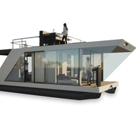Maison d'eau de luxe, modulaire, Mobile, Yacht, Design, petit bateau, hôtel, maison, bateau solaire, bateau, maisons flottantes