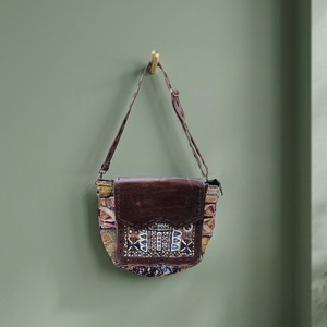 Vintage Banjara Embroidered Bohemian <b>Tote</b> <b>Bag</b> Indian Pakistani Style Cotton <b>Fabric</b> Zipper Open All Seasons Daily Use Wholesale - Product Image 2