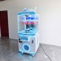 Machine à pince à griffes à monnayeur avec capacité de 40 pinces, garantie 1 an pour salles de jeux intérieures