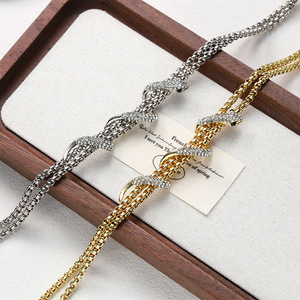 Sweater Chain Rhinestone Snake Pendant Long Necklace For Women Autumn Winter Fashion Jewelry Accessory - Product Image 3