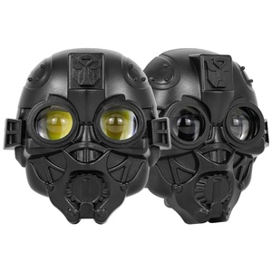 Feux de conduite LED en forme de crâne en plastique 9-80V, clignotants bicolores jaune et blanc, feux antibrouillard externes pour véhicules électriques et motos - Product Image 4