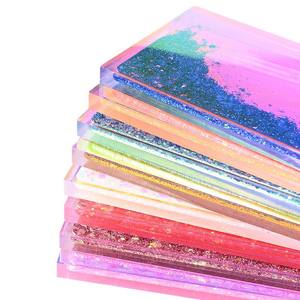 Acrylic Transparent Double-Sided Colorful Laser-Cut Mahjong Brick Stock Custom Logo Business <strong>Gift</strong> - Product Image 5