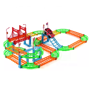 Buon Design colorato Diy <span class=keywords><strong>pista</strong></span> giocattoli elettrico vagone ferroviario per la vendita - Product Image 1