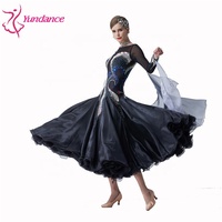 B-19445 Nouvelle Salle De Bal Lisse Concurrence Robe De Danse Moderne de Haute Qualité Danse Robe Standard Lisse À Vendre