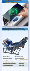 VCT Full Body elettrico sedia da massaggio 4D grande schermo controllo manuale di intelligenza artificiale caratteristiche riscaldamento rotolamento Airbag - Product Image 5