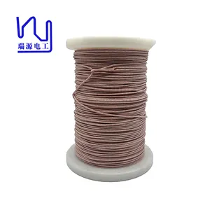 2UEW USTCH 0.04mm*1500 Nylon Serving Litz Wire Copper Solid