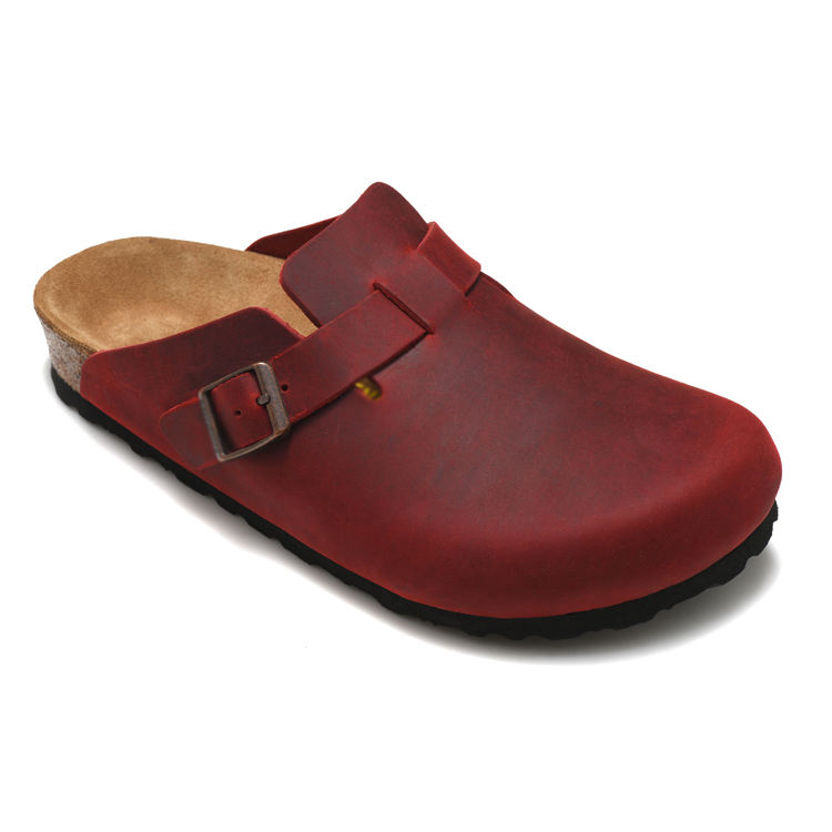 Hard Bottom - Wine Red Crazy Horse Skin