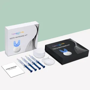 Kit de blanchiment des dents, portable, stylo de luxe en bureau, emballage dentaire, Kit de blanchiment, Logo