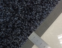 Tapis d'entrée en peluche lavable pour usage commercial avec dos en caoutchouc, pour intérieur/extérieur, usage domestique