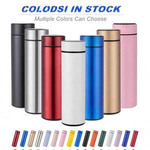 Bouteille d'eau portable 500 ml avec affichage LED de la température, en acier inoxydable, thermos intelligent, tasse isotherme numérique anti-fuite - Product Image 5