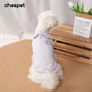 High Quality Pet Clothes Supplies Stocked Dog T Shirt Blank Dog Shirts For Summer