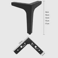 Metall Y-förmige Sofabeine Moderne Möbelfüße Ersatzbeine für Sofa Schrank TV-Ständer Couchtisch