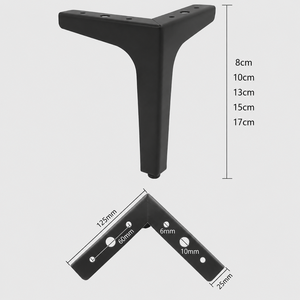 Metal Y Shaped <b>Sofa</b> <b>Legs</b> Modern Furniture Feet Replacement <b>Legs</b> <b>for</b> <b>Sofa</b> Cabinet TV Stand Coffee Table - Product Image 3