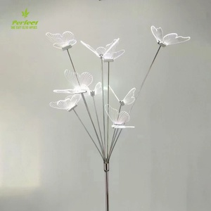 Lampu Dekorasi Panggung Akrilik 5 Kepala Bentuk Kupu-kupu Bercahaya, Tahan Lama, untuk Pengaturan Adegan Aula Perjamuan, Pesta Pernikahan, dan Lorong - Product Image 4