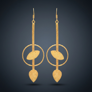 Pendientes de Aleación Hechos a Mano con Piedras Preciosas, Estilo Bohemio Clásico para Niños - Product Image 3