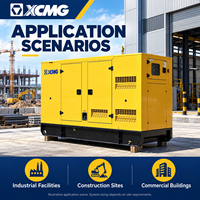 Groupe électrogène diesel silencieux XCMG avec moteur Cummins, alternateur sans balais et contrôleur SmartGen pour l'alimentation industrielle