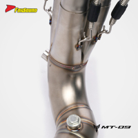 Système d'échappement de moto en fibre de carbone véritable, prix de gros Forsound Factory, silencieux MotoGP, système complet pour Yamaha MT09