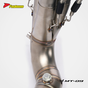 Système d'échappement de <span class=keywords><strong>moto</strong></span> en fibre de carbone véritable, prix de gros Forsound Factory, silencieux MotoGP, système complet pour Yamaha MT09 - Product Image 5