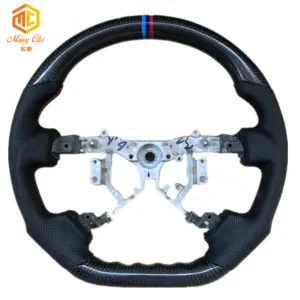 काले कार्बन फाइबर स्टीयरिंग व्हील के लिए टोयोटा मार्क REZI कार के स्टीयरिंग व्हील