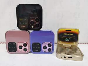 Cellulare I16 Pro Max Dual SIM Card FM Radio vibrazione display 1.77 pollici schermo 4G LTE Flip cellulare - Product Image 4