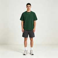 T-shirts pour hommes en coton 100% à manches courtes avec impression numérique de logo personnalisé et motif de lettres surdimensionnées, vente en gros