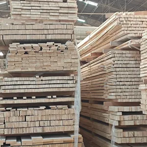 Chất Lượng Cao Thiết Kế Hiện Đại Duy Nhất Rabbet Nội Thất Gỗ Thông Khung Cửa Trắng Primed Với Ngón Tay Doanh Kỹ Thuật - Product Image 6