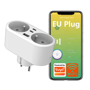 ปลั๊กอัจฉริยะ WiFi แบบ TY-FR-type-C พร้อมอินเทอร์เฟซ USB+Type C Tuya Smart Life ควบคุมด้วยเสียงระยะไกล Smart Things Alexa - Product Image 1