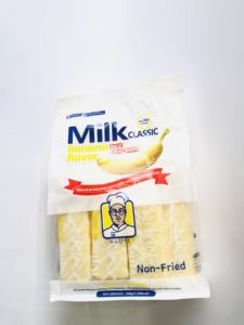 Crema/uovo/Banana granchio aromatizzato nutriente e sano Cracker di riso soffiato al forno Semi-morbido per alimenti per neonati da 112g confezione da snack - Product Image 6