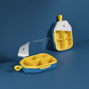 Thiết kế mới mini 5 ngăn mini <span class=keywords><strong>Pill</strong></span> <span class=keywords><strong>Box</strong></span> đa màu Frosted nhựa <span class=keywords><strong>Pill</strong></span> trường hợp đối với khuyến mãi - Product Image 3